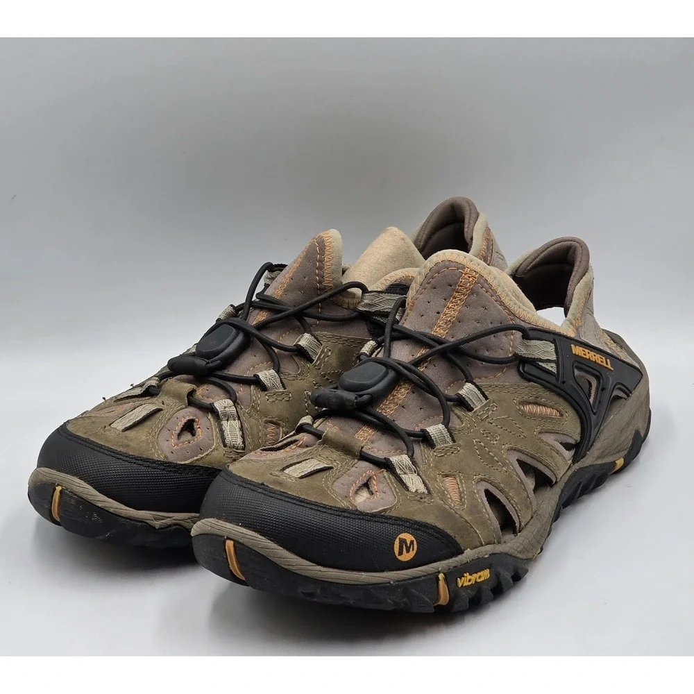 Merrell All Out Blaze Sieve J65243 Brindle Butterscotch Men's 8 Sandals Outdoor
